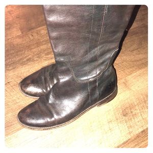 Dark brown Frye Paige riding boots 8